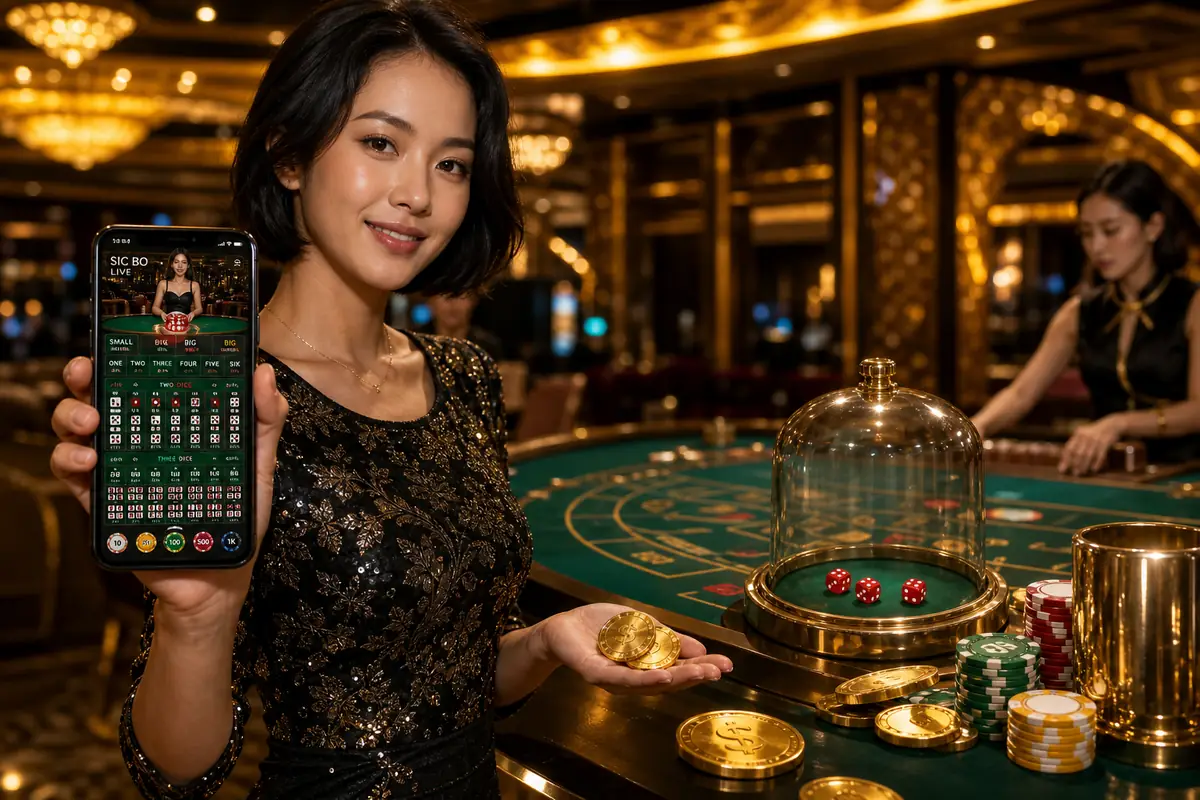 misai888 Casino dealer langsung baccarat